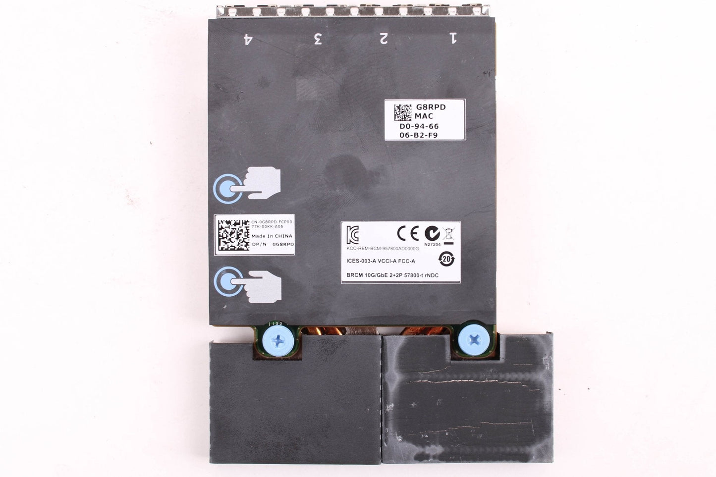 Dell Broadcom 57800 - T 2x 10GbE Ethernet 2x1GbE Netxtreme II Daughter Card 0G8RPD - SaveMyServer.com
