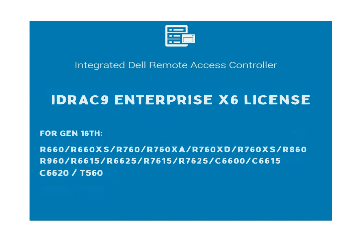 iDRAC9 x6 (16th Gen) Enterprise License - SaveMyServer.com