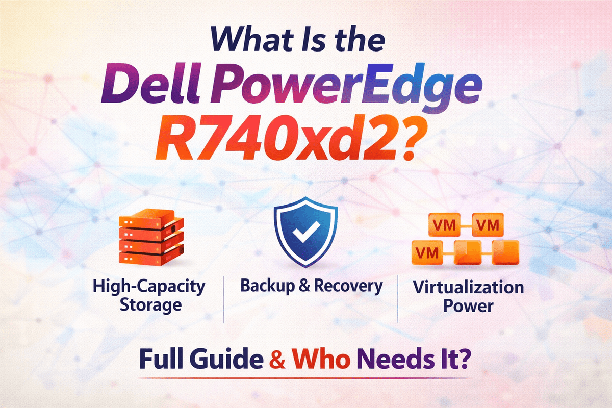 Dell PowerEdge R740xd2 Explained: Uses & Benefits – SaveMyServer.com