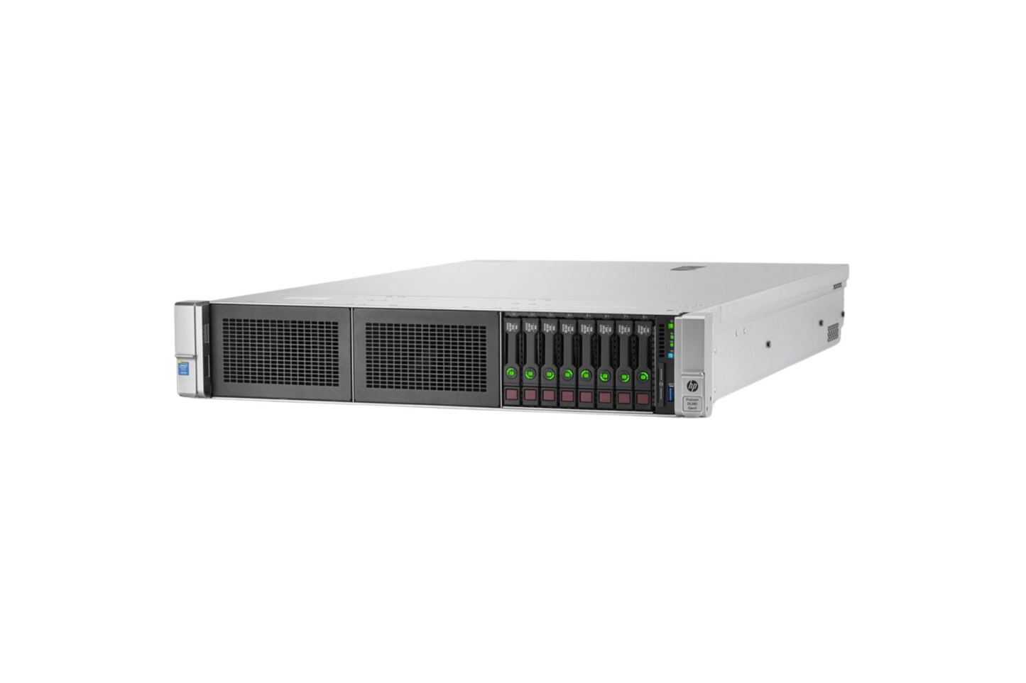 HP ProLiant DL380 Gen9 2 x Intel E5-2660 20-Core  P440ar 8x 250GB SATA