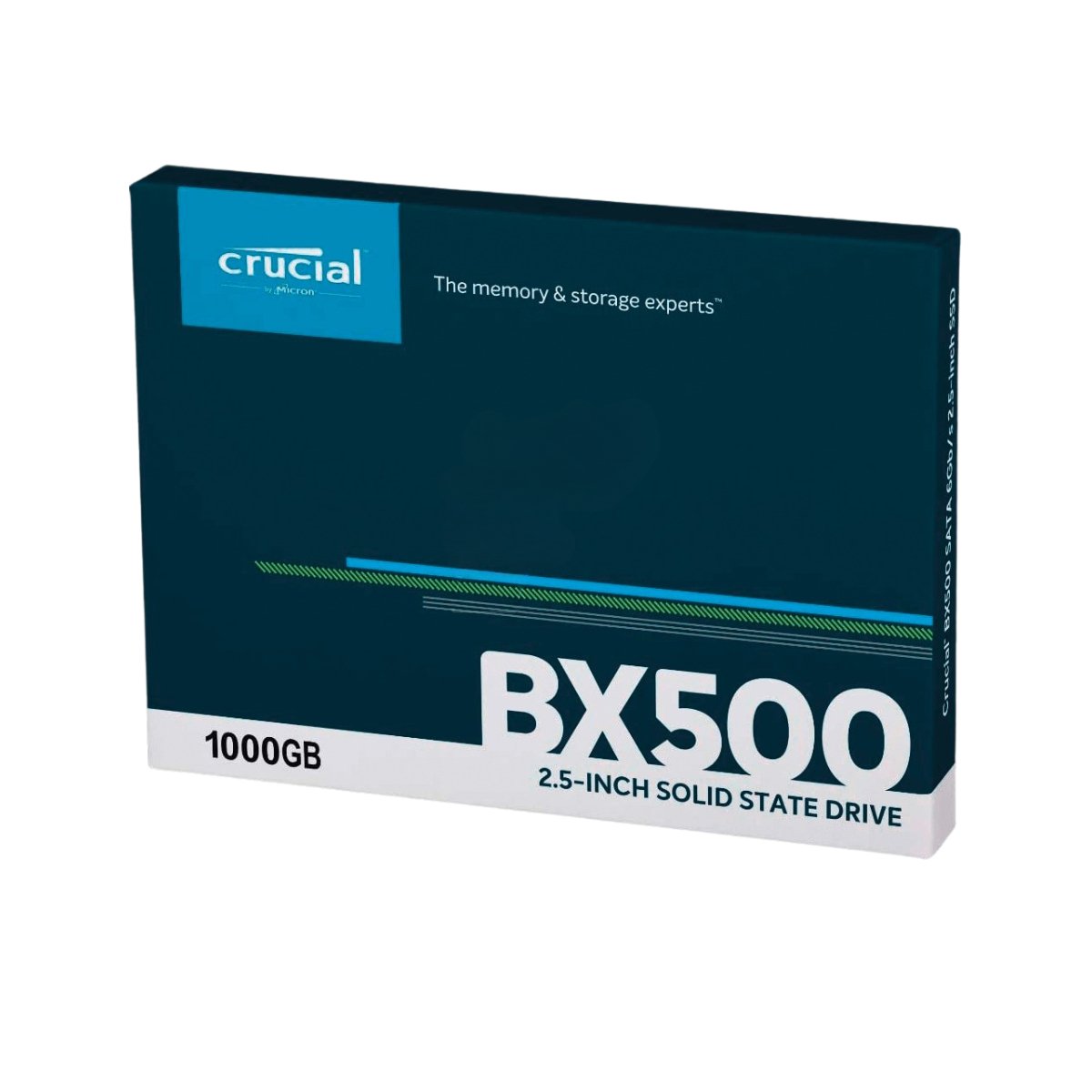 Crucial BX500 1TB SSD Solid State Drive 2.5" Internal SATA 6Gb/s 540 MB/s NAND TLC CT1000BX500SSD1 - SaveMyServer.com