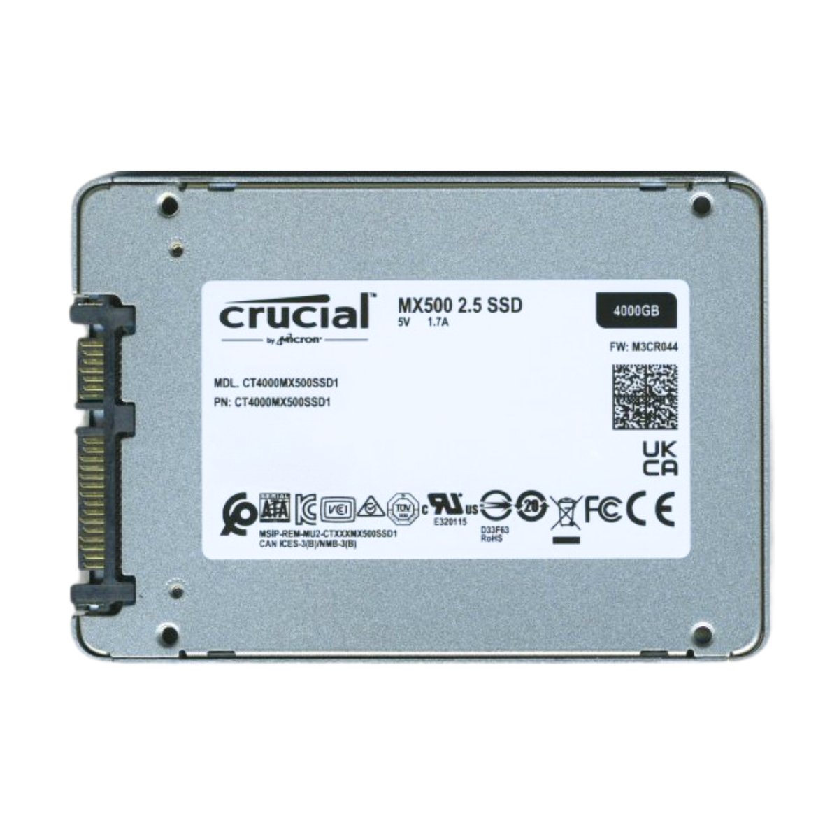 Crucial MX500 4TB Solid State Drive 3D NAND 2.5" Internal SATA 560MB/s CT4000MX500SSD1 - SaveMyServer.com