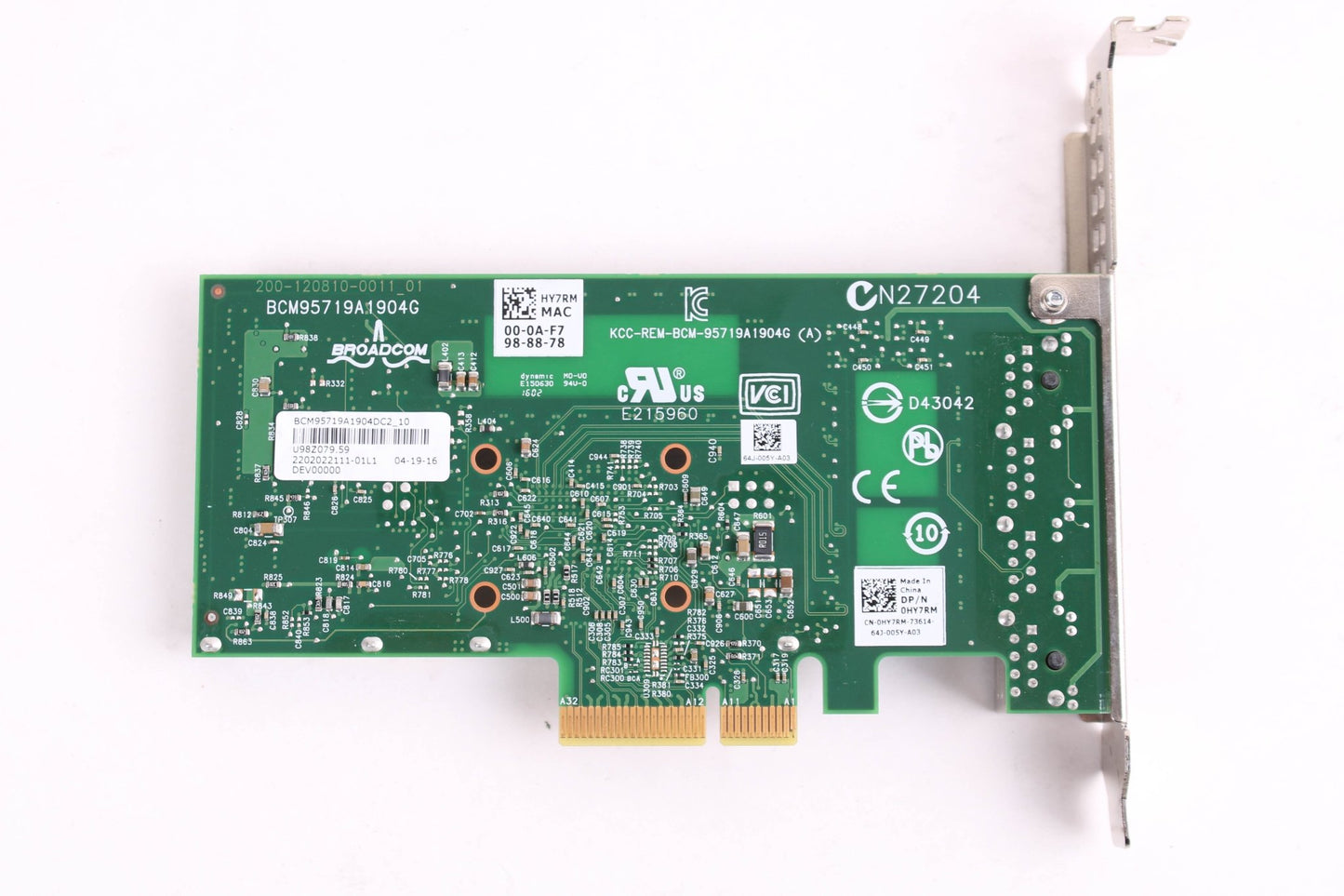 Dell Broadcom 5719 1GB Quad - Port PCIe - SaveMyServer.com