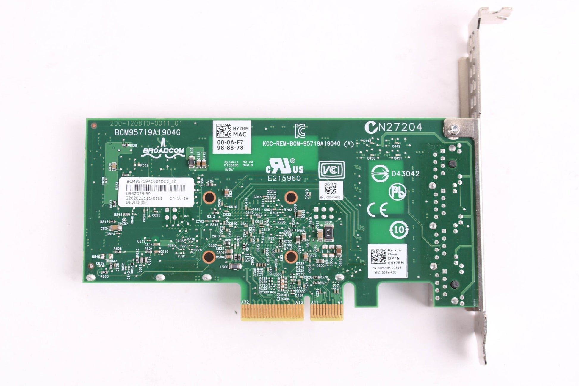Dell Broadcom 5719 1GB Quad - Port PCIe - SaveMyServer.com