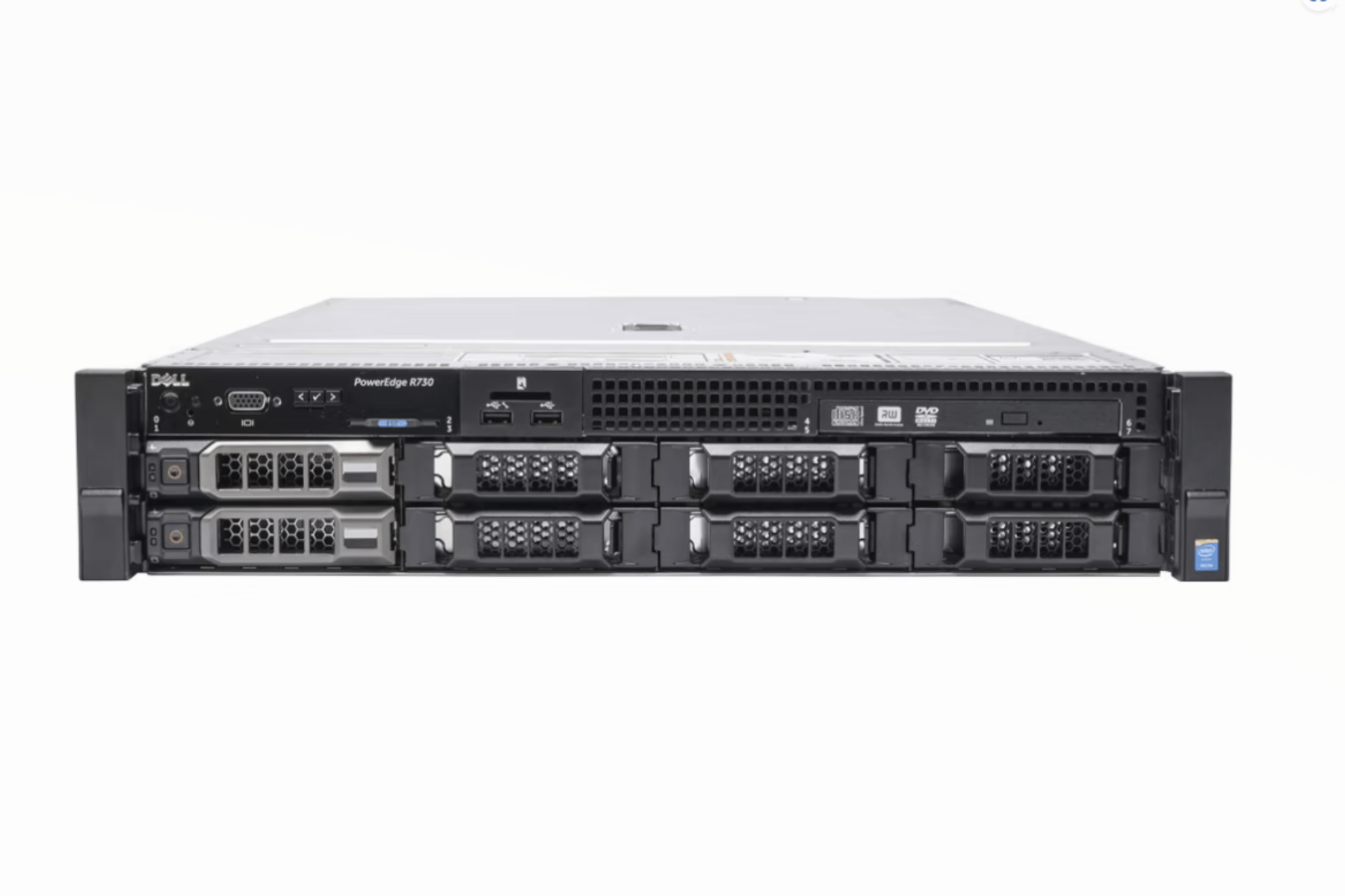 Dell PowerEdge R730 8 - Bay 3.5" | 2x Intel Xeon E5 - 2630 v4 | 20 Cores | 64GB DDR4 RAM | No Drives or Trays - SaveMyServer.com