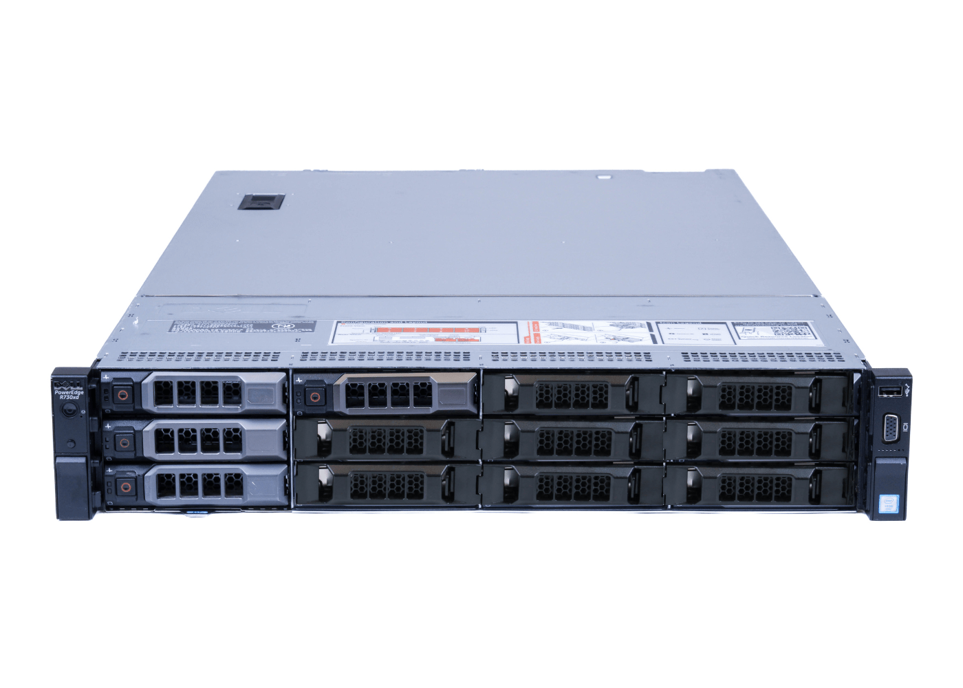 Dell PowerEdge R730XD 12 - Bay | 2x Intel E5 - 2640 v4 | 20 CPU Cores | 64GB RAM | 64GB SSD + 4x 8TB HDDs | H730 - SaveMyServer.com