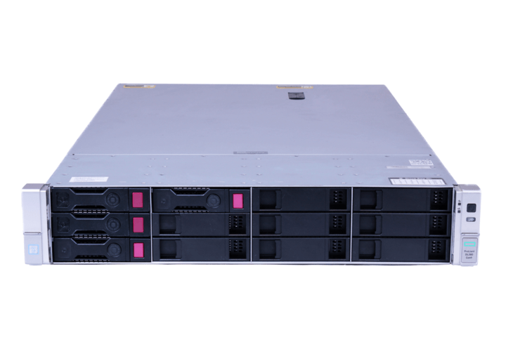 HPE ProLiant DL380 G9 12 - Bay | 2x Intel E5 - 2660V4 | 28 CPU Cores | 128GB RAM | 2x 240GB SSD + 4x 4TB SAS | P840 - SaveMyServer.com