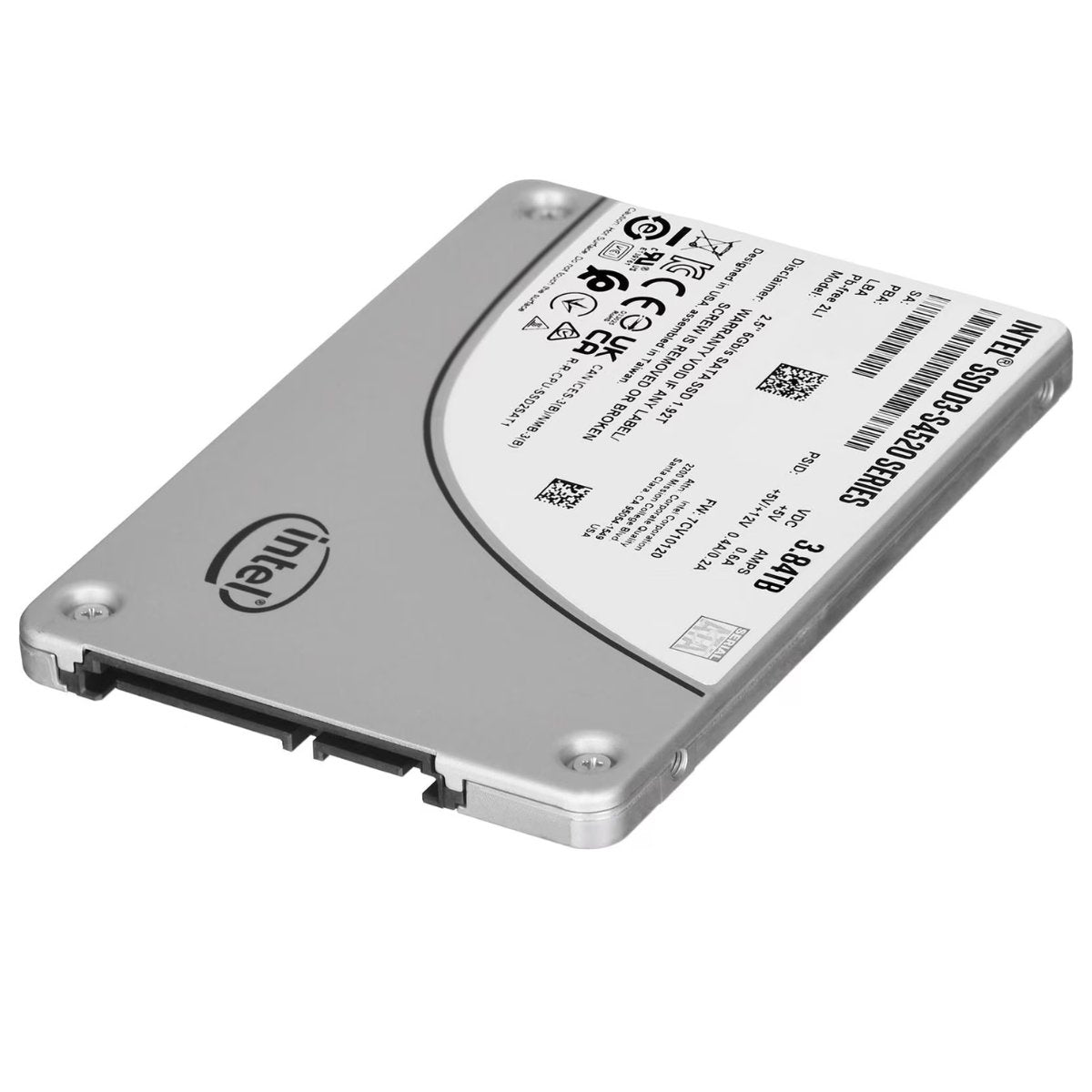 Intel D3 - S4520 3.84TB SSD Solid State Drive 2.5" Internal SATA 6Gb/s 3D NAND TLC SSDSC2KB038TZ01 - SaveMyServer.com