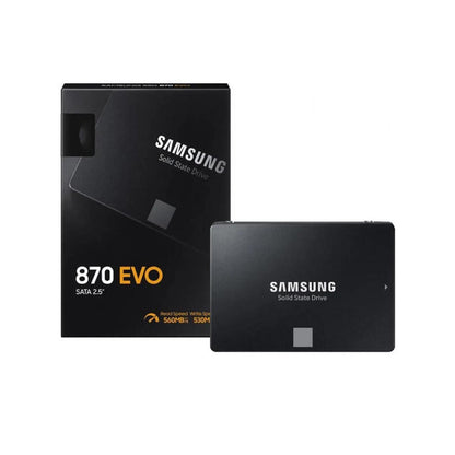 Samsung 870 Evo 2TB SSD Solid State Drive 2.5" Internal SATA 6Gb/s 560 MB/s 3D NAND TLC MZ - 77E2T0E - SaveMyServer.com