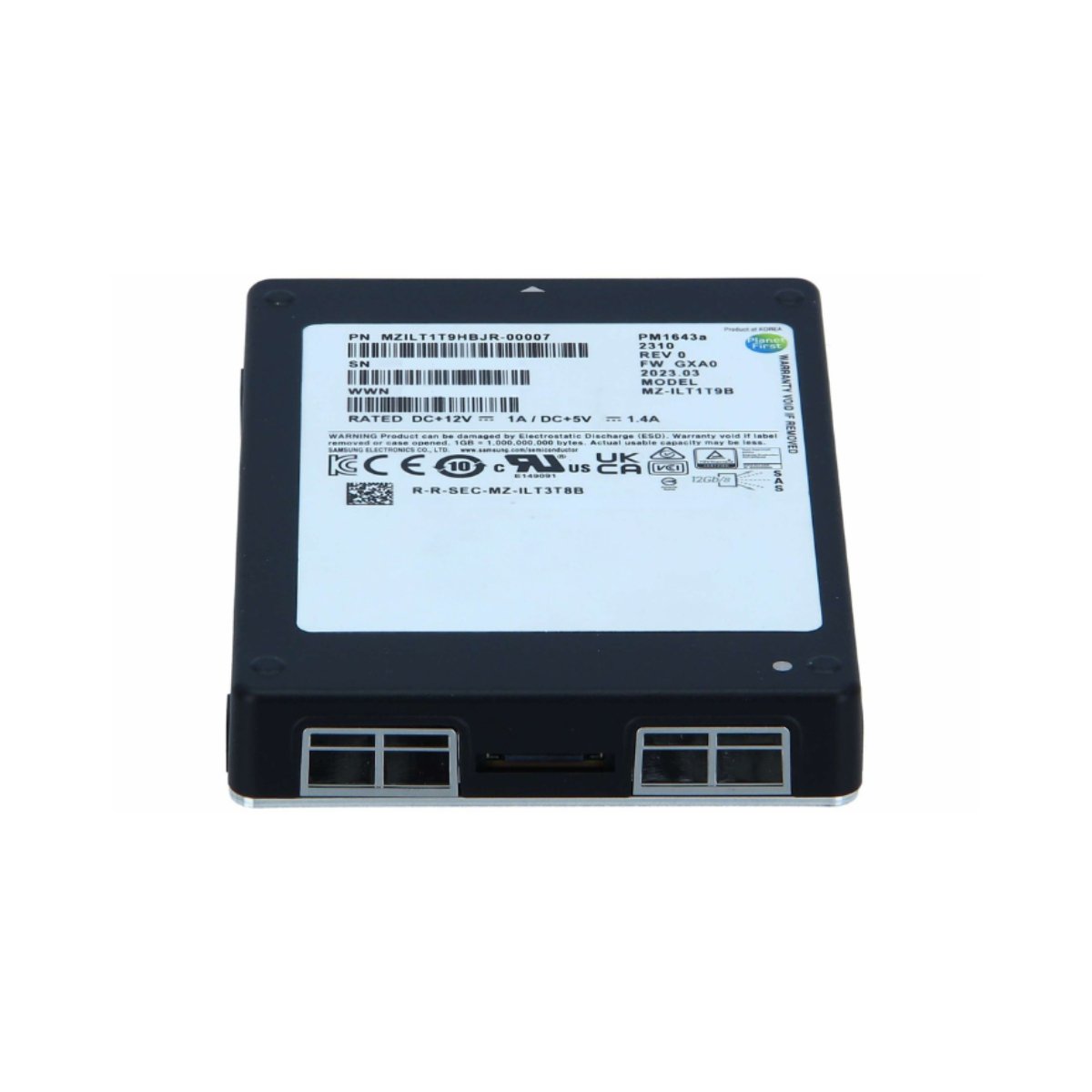 Samsung PM1643a 1.92TB SSD Solid State Drive 2.5" Internal SAS 12Gb/s 3D NAND TLC MZILT1T9HBJR - 00007 - SaveMyServer.com