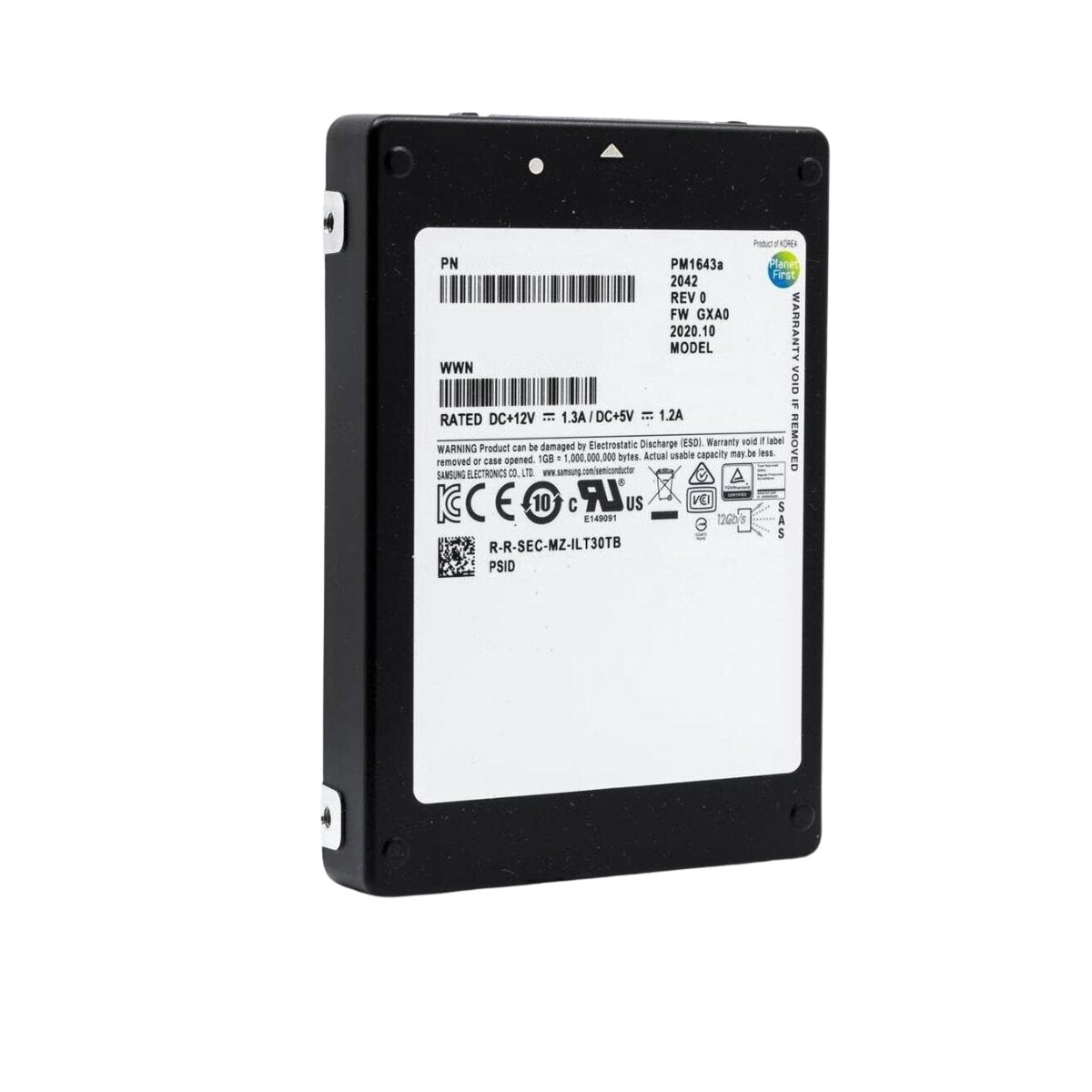 Samsung PM1643a 960GB SSD Solid State Drive 2.5" Internal SAS 12Gb/s 3D NAND TLC MZILT960HBHQ - 00007 - SaveMyServer.com